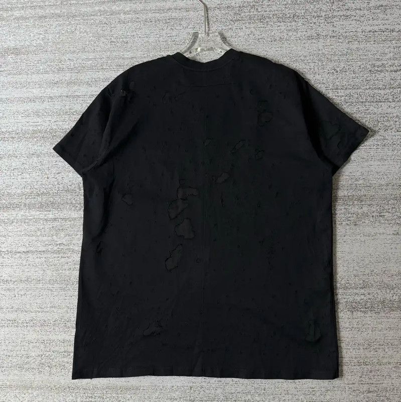 Givenchy Givenchy Black Cotton Graphic Short Sleeve T-Shirt 0089 Size US M / EU 48-50 / 2 - 2 Thumbnail
