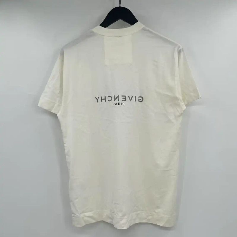 Givenchy Givenchy Casual White Cotton Short Sleeve T-Shirt 0089 Size US XXS / EU 40 - 2 Thumbnail