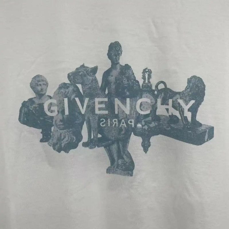 Givenchy Givenchy Summer White Cotton Short Sleeve T-Shirt 0089 Size US XL / EU 56 / 4 - 5 Thumbnail
