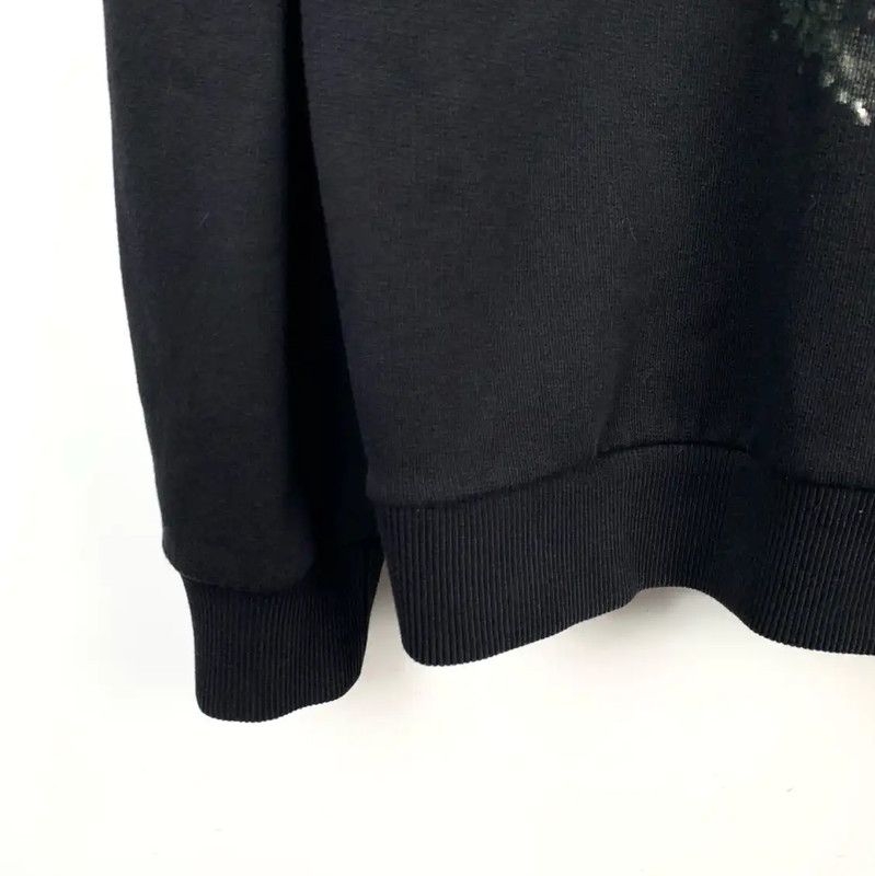 Givenchy Givenchy Black Cotton Men's Sweatshirt 0089 Size US L / EU 52-54 / 3 - 5 Thumbnail