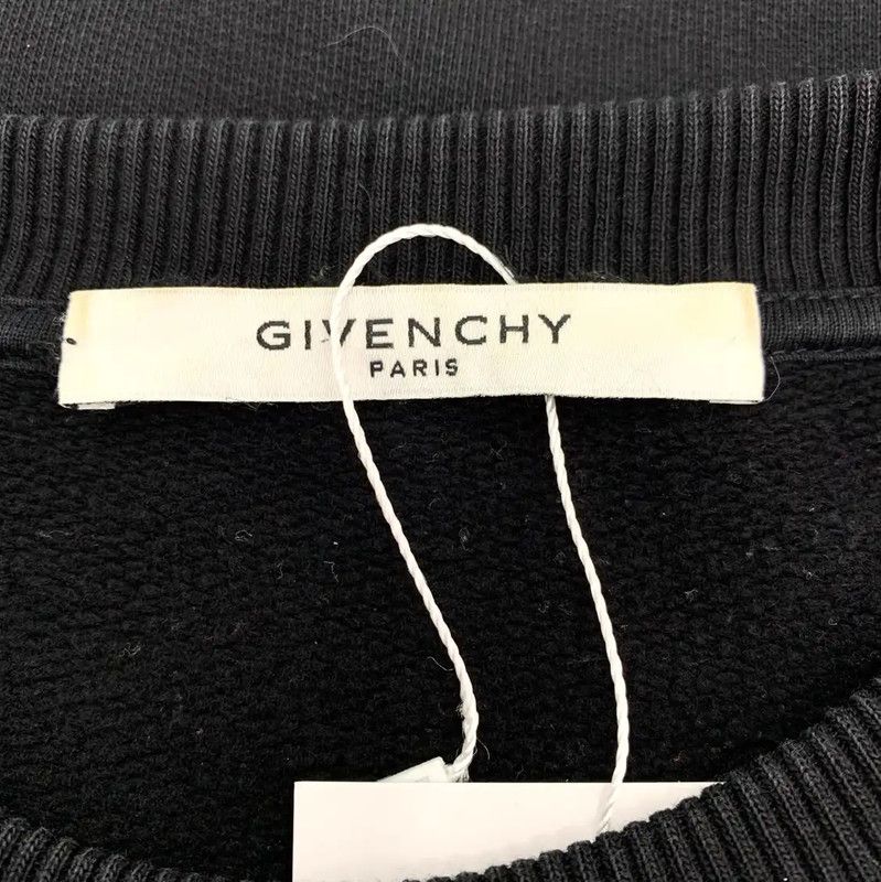 Givenchy Givenchy Black Cotton Men's Sweatshirt 0089 Size US L / EU 52-54 / 3 - 6 Thumbnail