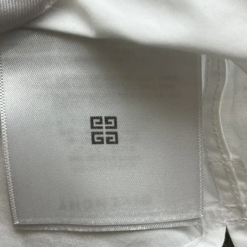 Givenchy Givenchy Summer White Cotton Long Sleeve Shirt 0089 Size US M / EU 48-50 / 2 - 5 Thumbnail