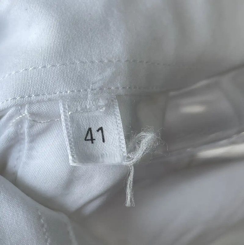 Givenchy Givenchy White Men's Shirt with Unique Details 0089 Size US M / EU 48-50 / 2 - 7 Thumbnail