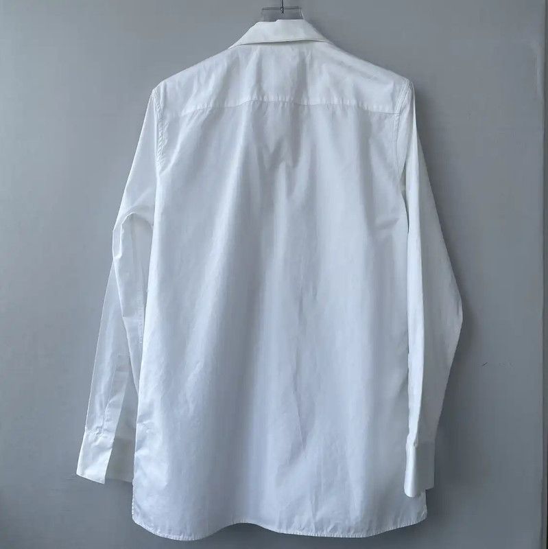 Givenchy Givenchy White Men's Shirt with Unique Details 0089 Size US M / EU 48-50 / 2 - 2 Thumbnail