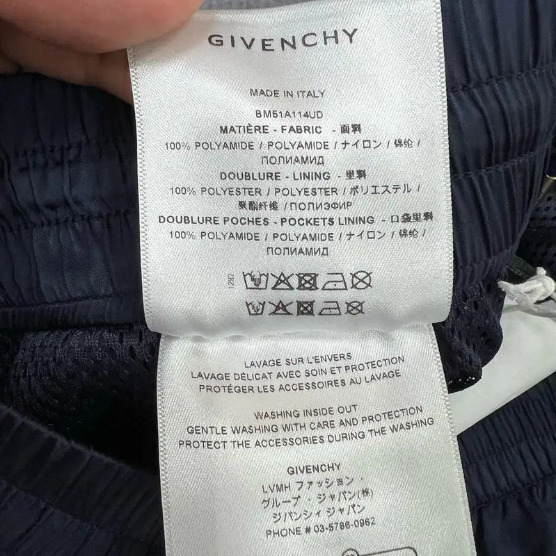 Givenchy Givenchy Blue Printed Nylon Men's Shorts 0089 Size US 44 / EU 60 - 5 Thumbnail