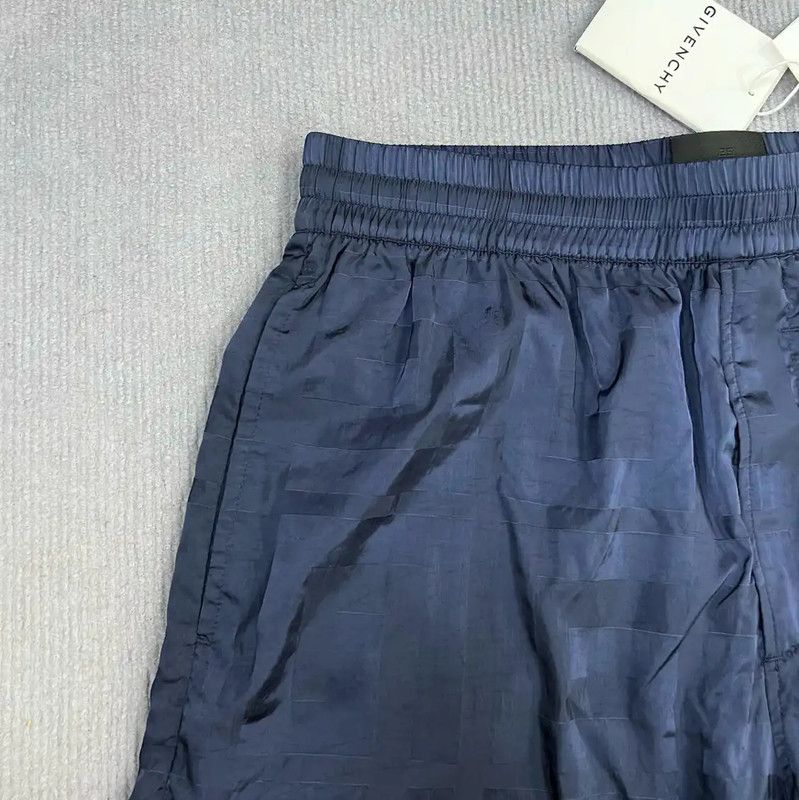 Givenchy Givenchy Blue Printed Nylon Men's Shorts 0089 Size US 44 / EU 60 - 2 Thumbnail