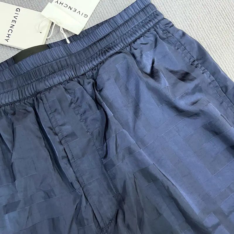 Givenchy Givenchy Blue Nylon Printed Summer Shorts 0089 Size US 30 / EU 46 - 3 Thumbnail