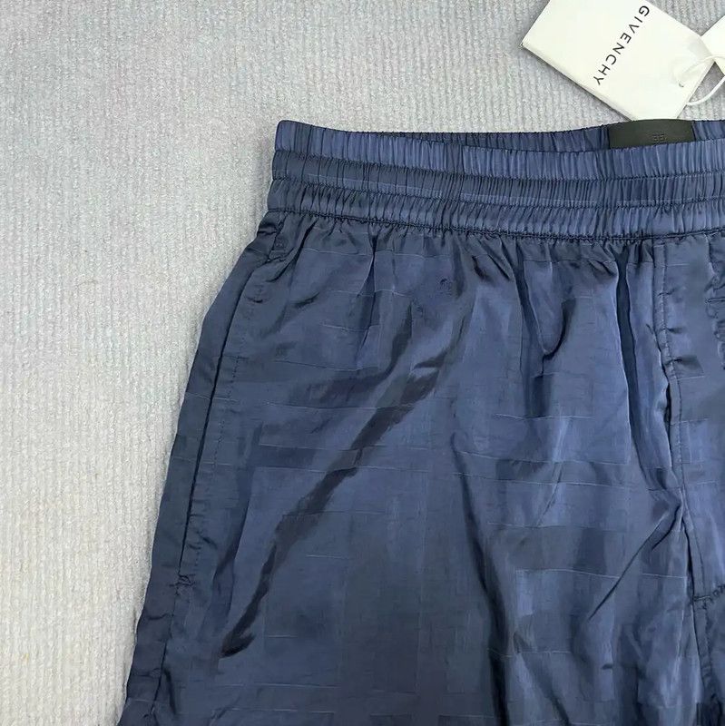 Givenchy Givenchy Blue Nylon Printed Summer Shorts 0089 Size US 30 / EU 46 - 2 Thumbnail