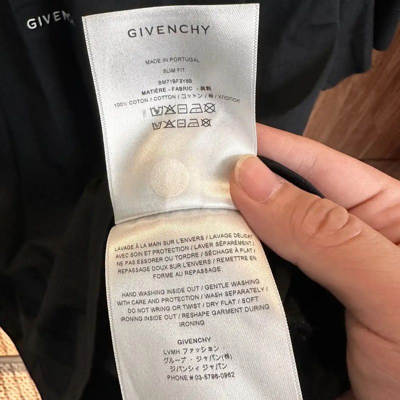 Givenchy Givenchy Black Cotton Men's T-Shirt 0089 Size US L / EU 52-54 / 3 - 4 Thumbnail
