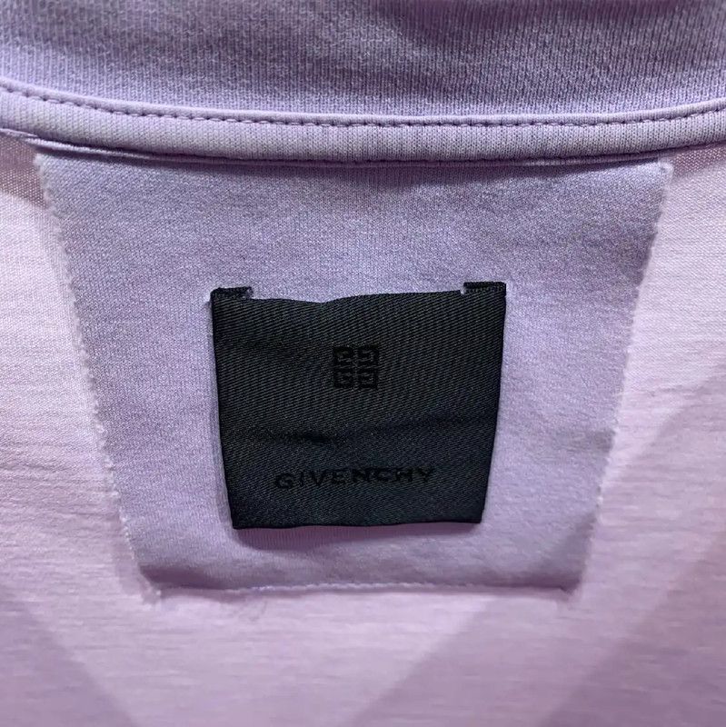 Givenchy Givenchy Purple Cotton T-Shirt for Men 0089 Size US XL / EU 56 / 4 - 2 Thumbnail