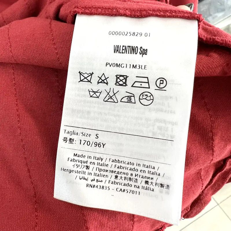 Valentino Valentino Red Cotton Short Sleeve T-Shirt 0089 Size US S / EU 44-46 / 1 - 7 Thumbnail