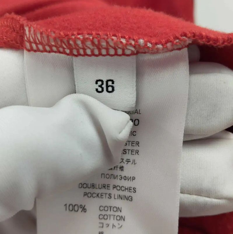 Givenchy Givenchy Red Cotton Men's Zip Jacket 0089 Size US M / EU 48-50 / 2 - 4 Thumbnail