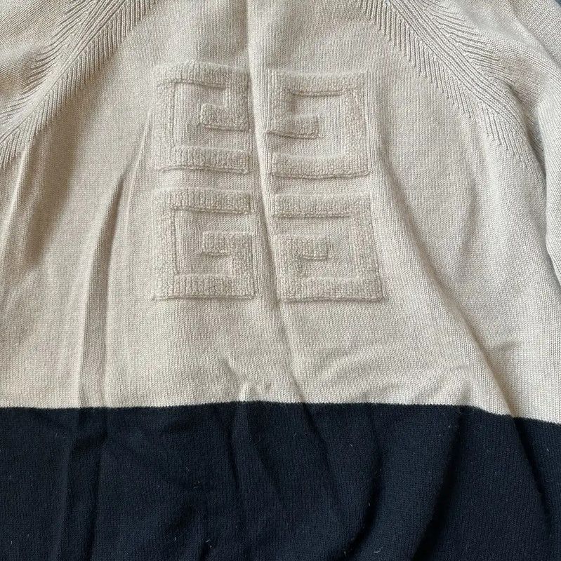 Givenchy Givenchy Black and Beige Cashmere Sweatshirt for Men 0089 Size US L / EU 52-54 / 3 - 3 Thumbnail