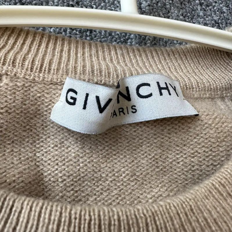 Givenchy Givenchy Black and Beige Cashmere Sweatshirt for Men 0089 Size US L / EU 52-54 / 3 - 5 Thumbnail
