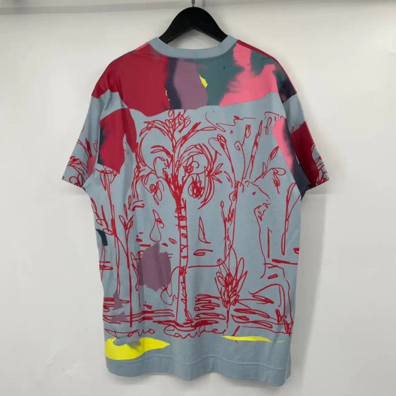 Givenchy Givenchy Summer Color Block Cotton T-Shirt 0089 Size US M / EU 48-50 / 2 - 2 Thumbnail