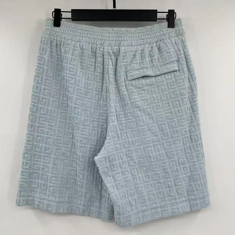 Givenchy Givenchy Summer Blue Cotton Men's Shorts 0089 Size US 27 - 2 Thumbnail