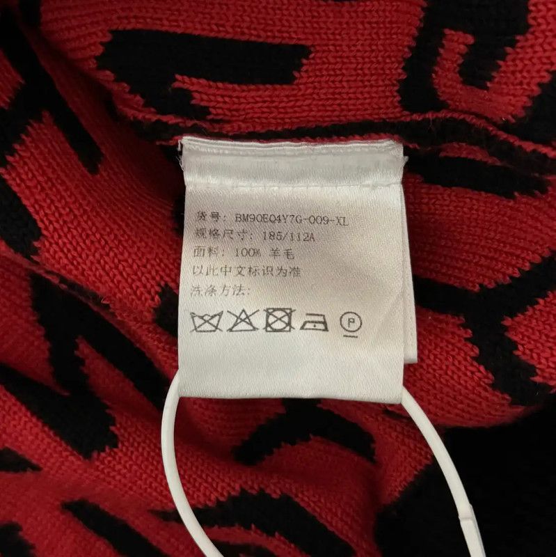 Givenchy Givenchy Red Knit Sweater for Men 0089 Size US XL / EU 56 / 4 - 5 Thumbnail