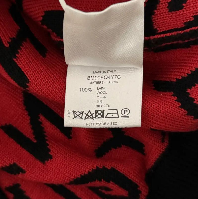 Givenchy Givenchy Red Knit Sweater for Men 0089 Size US XL / EU 56 / 4 - 6 Thumbnail