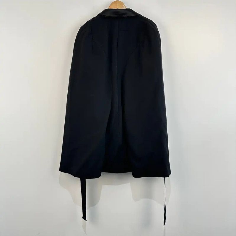Givenchy Givenchy Black Wool Men's Outerwear 0089 Size US L / EU 52-54 / 3 - 2 Thumbnail