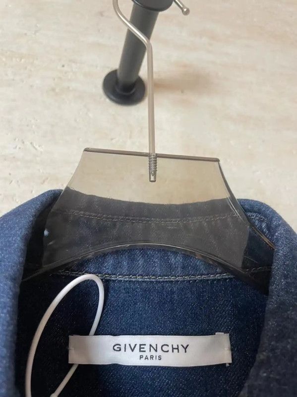 Givenchy Givenchy Men's Dark Blue Cotton Shirt 0089 Size US M / EU 48-50 / 2 - 4 Thumbnail