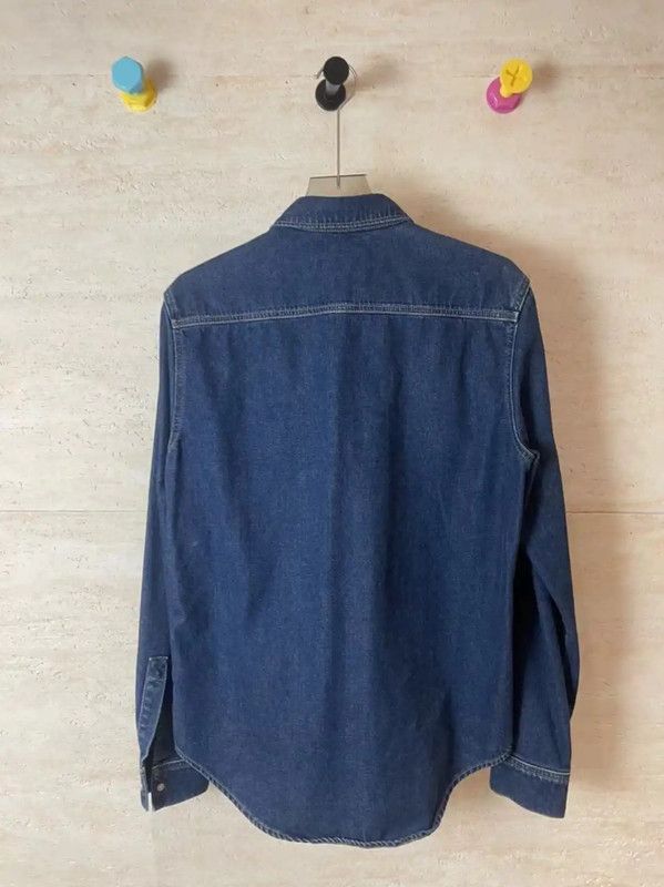 Givenchy Givenchy Men's Dark Blue Cotton Shirt 0089 Size US M / EU 48-50 / 2 - 2 Thumbnail