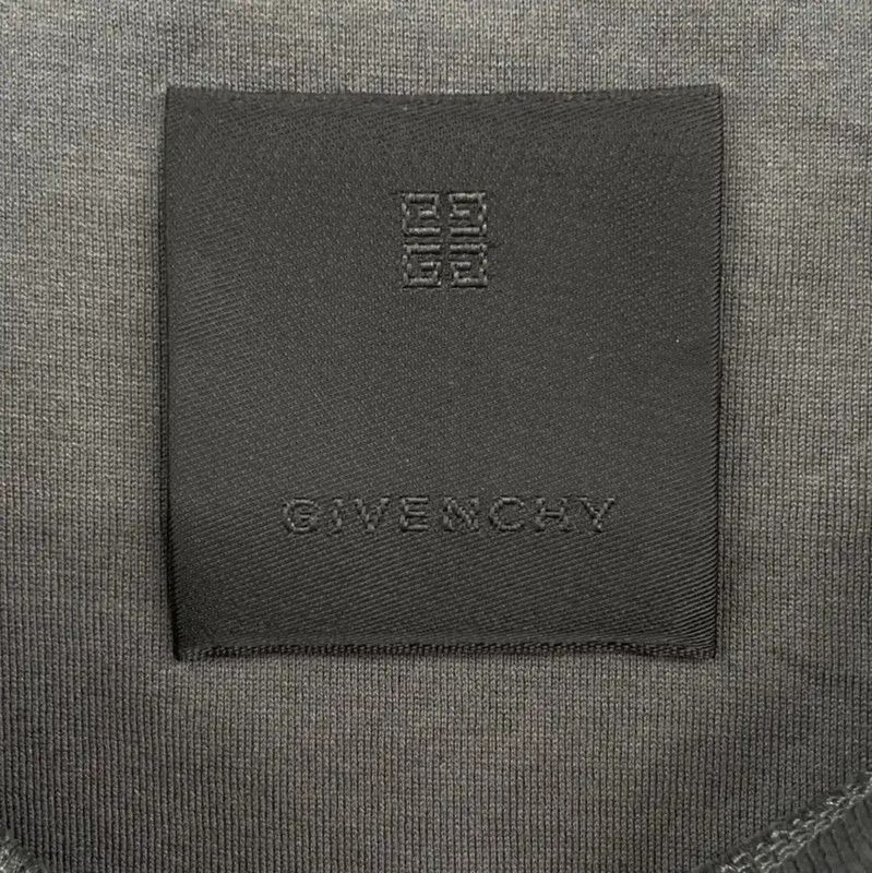 Givenchy Givenchy Gray Cotton Short Sleeve T-Shirt 0089 Size US L / EU 52-54 / 3 - 3 Thumbnail