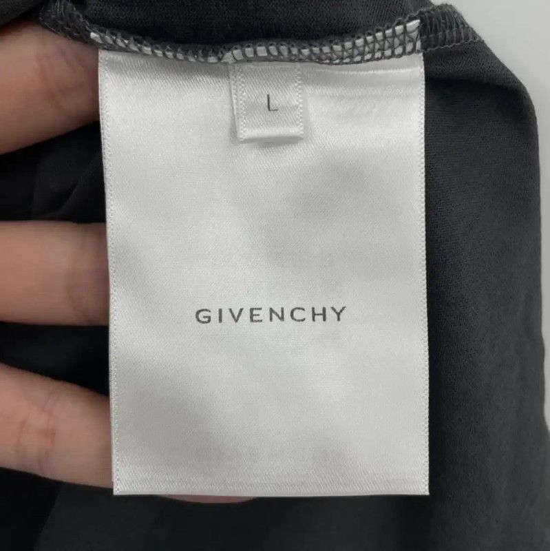 Givenchy Givenchy Gray Cotton Short Sleeve T-Shirt 0089 Size US L / EU 52-54 / 3 - 4 Thumbnail