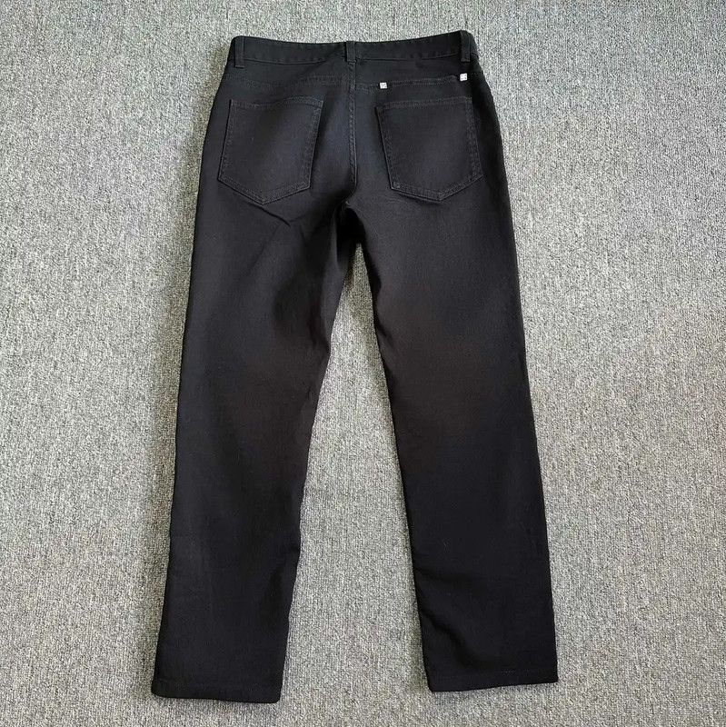 Givenchy Givenchy Black Cotton Casual Pants for Men 0089 Size US 40 / EU 56 - 3 Thumbnail