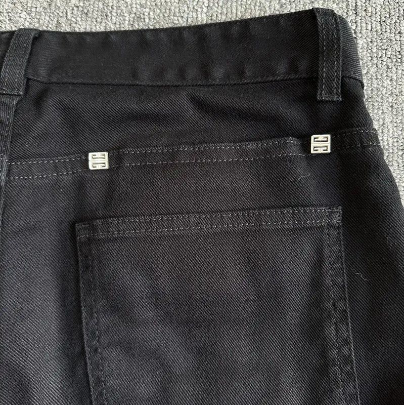 Givenchy Givenchy Black Cotton Casual Pants for Men 0089 Size US 40 / EU 56 - 4 Thumbnail