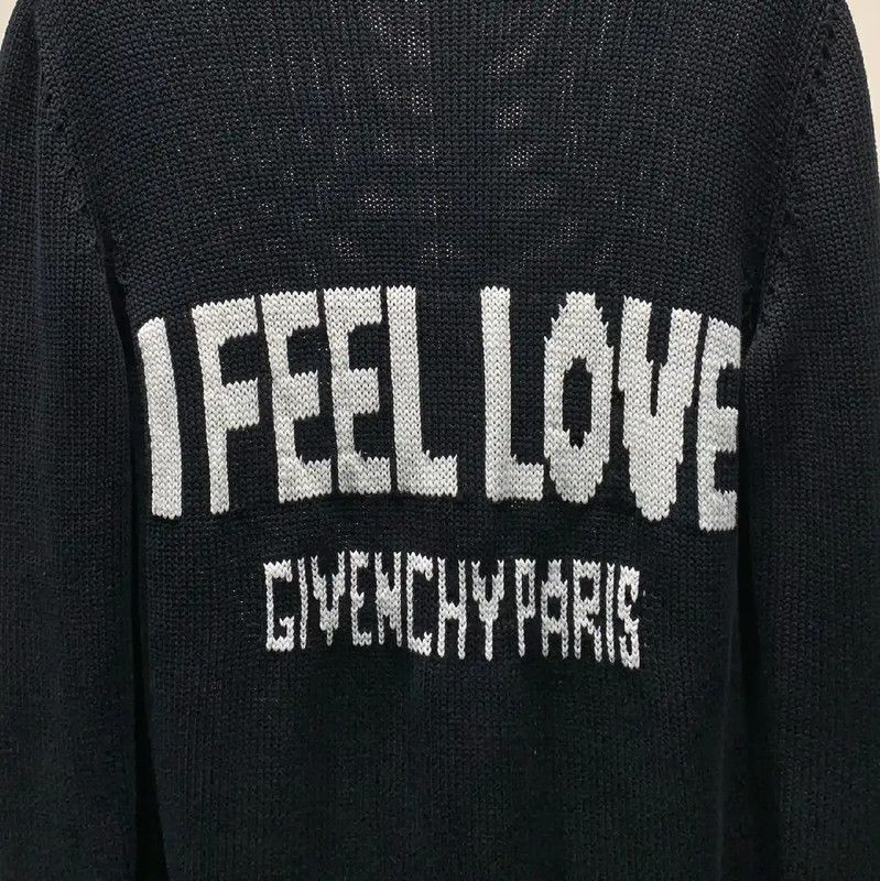Givenchy Givenchy Black Men's Wool Knit Sweater 0089 Size US S / EU 44-46 / 1 - 5 Thumbnail