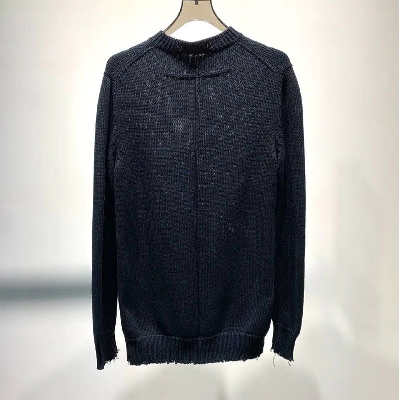 Givenchy Givenchy Black Men's Wool Knit Sweater 0089 Size US S / EU 44-46 / 1 - 2 Thumbnail