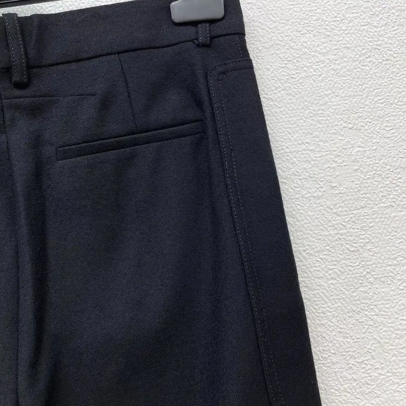 Givenchy Givenchy Spring Autumn Black Wool Trousers 0089 Size US 26 / EU 42 - 4 Thumbnail