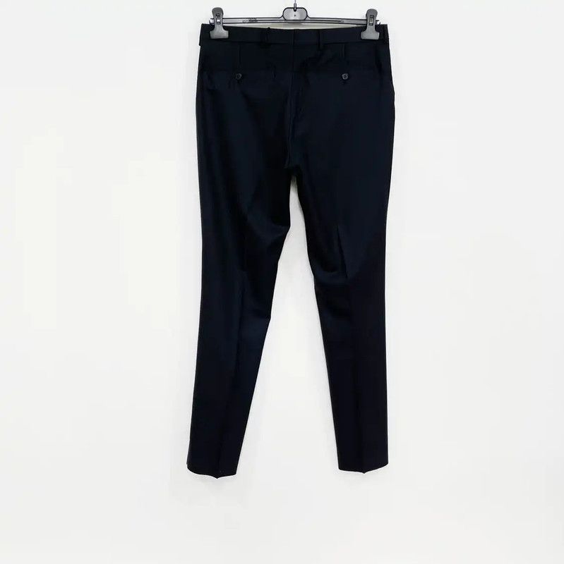 Givenchy Givenchy Black Wool Casual Pants for Men 0089 Size US 38 / EU 54 - 2 Thumbnail