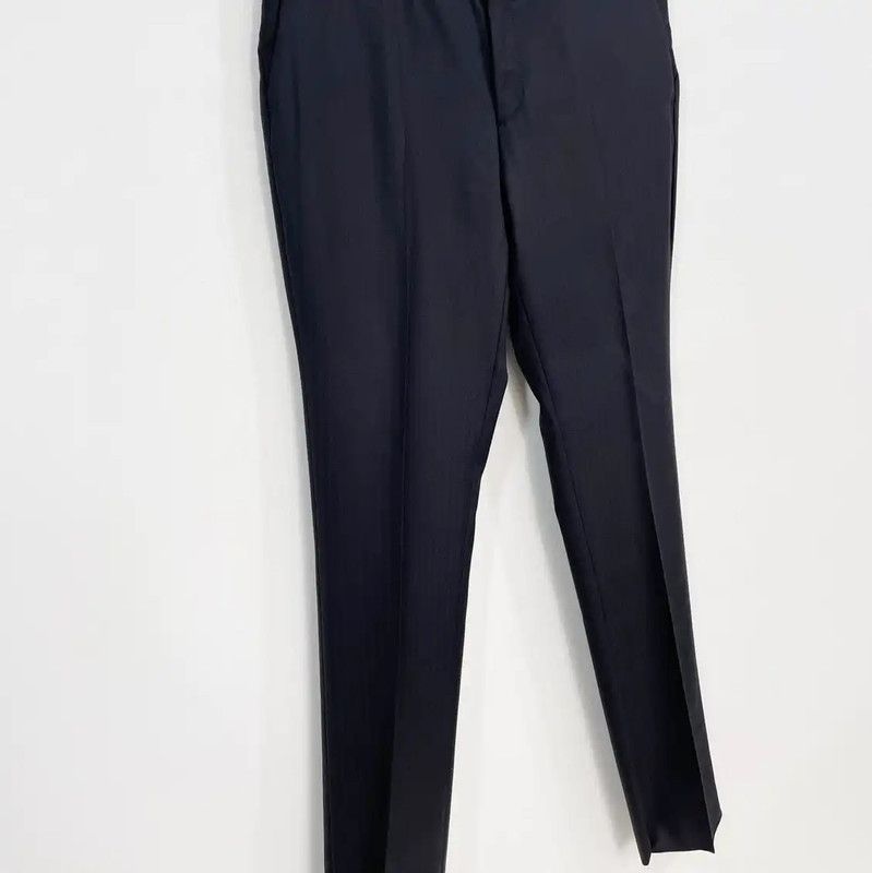 Givenchy Givenchy Black Wool Casual Pants for Men 0089 Size US 34 / EU 50 - 3 Thumbnail