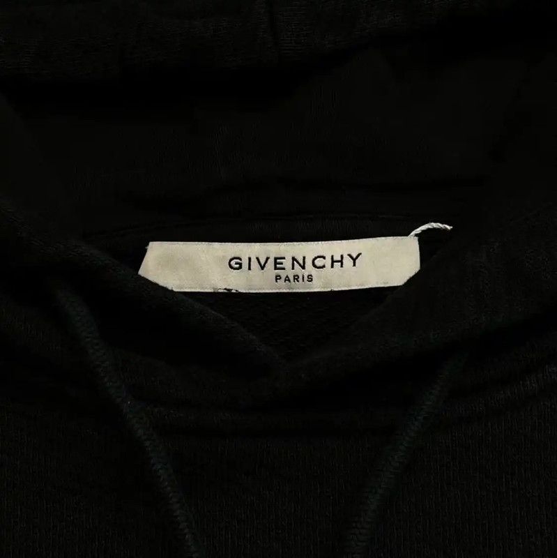 Givenchy Givenchy Black Cotton Hoodie for Men 0089 Size US XL / EU 56 / 4 - 4 Thumbnail