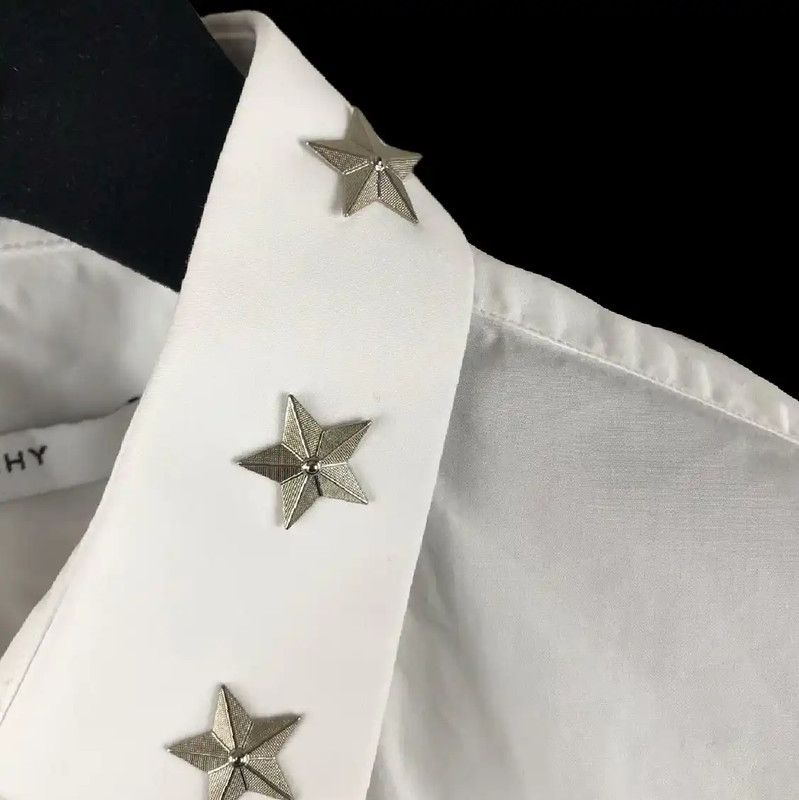 Givenchy Givenchy White Cotton Long Sleeve Shirt 0089 Size US S / EU 44-46 / 1 - 7 Thumbnail