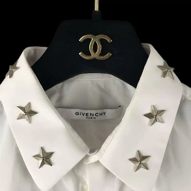 Givenchy Givenchy White Cotton Long Sleeve Shirt 0089 Size US S / EU 44-46 / 1 - 6 Thumbnail