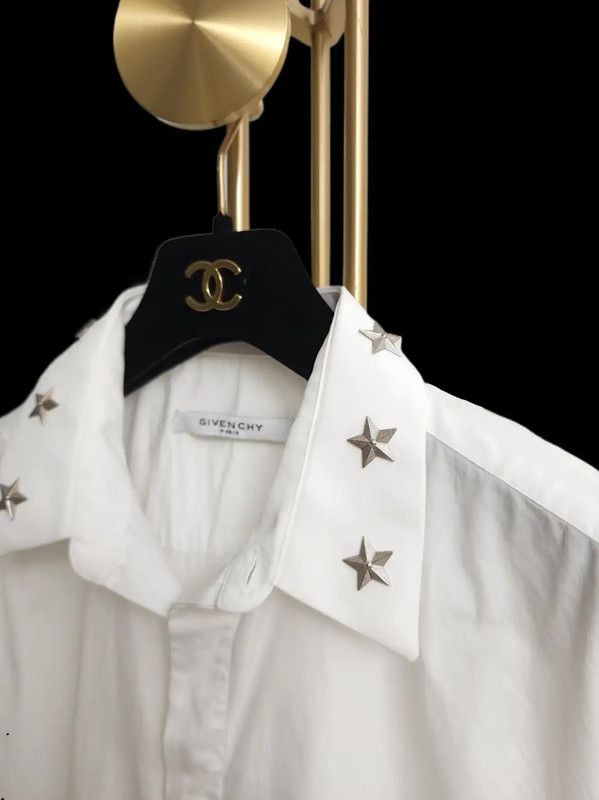 Givenchy Givenchy White Cotton Long Sleeve Shirt 0089 Size US S / EU 44-46 / 1 - 3 Thumbnail