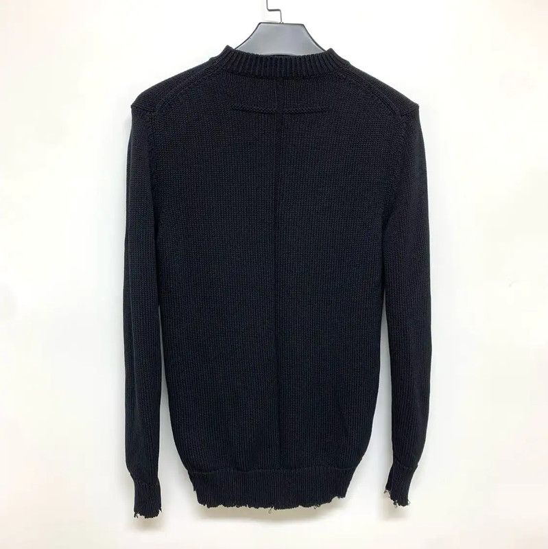 Givenchy Givenchy Black Cotton Knit Sweater for Men 0089 Size US XS / EU 42 / 0 - 8 Thumbnail