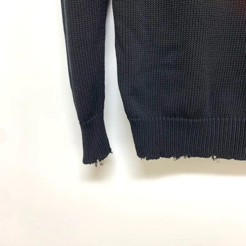 Givenchy Givenchy Black Cotton Knit Sweater for Men 0089 Size US XS / EU 42 / 0 - 5 Thumbnail