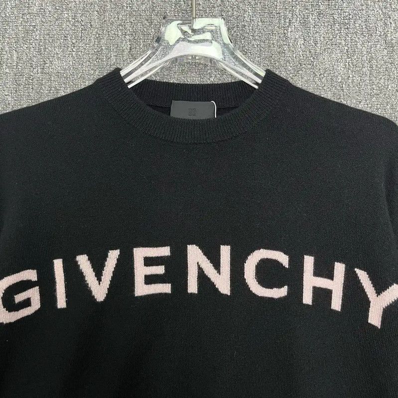 Givenchy Givenchy Black Cashmere Sweater for Men 0089 Size US M / EU 48-50 / 2 - 4 Thumbnail