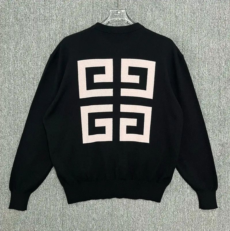 Givenchy Givenchy Black Cashmere Sweater for Men 0089 Size US M / EU 48-50 / 2 - 2 Thumbnail