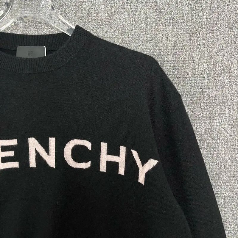 Givenchy Givenchy Black Cashmere Sweater for Men 0089 Size US M / EU 48-50 / 2 - 3 Thumbnail