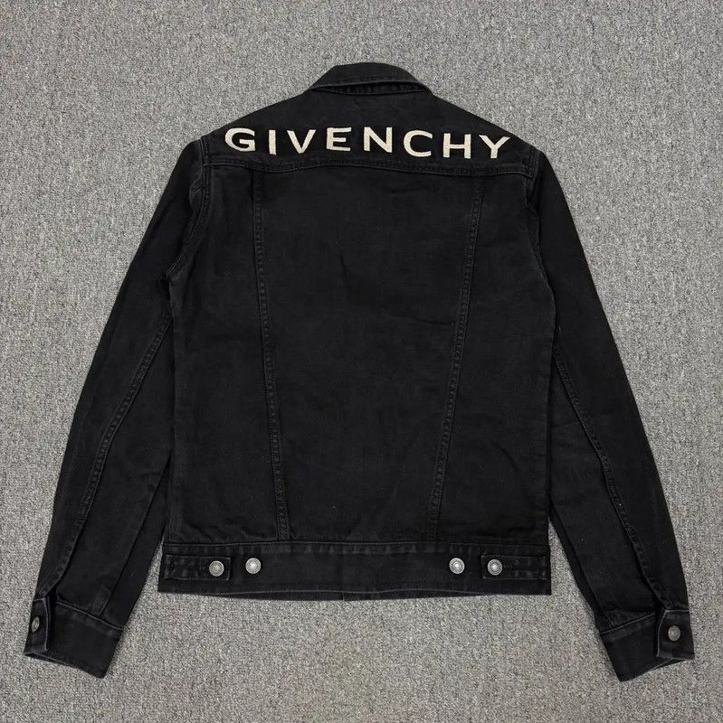 Givenchy Givenchy Black Denim Jacket for Men 0089 Size US S / EU 44-46 / 1 - 2 Thumbnail