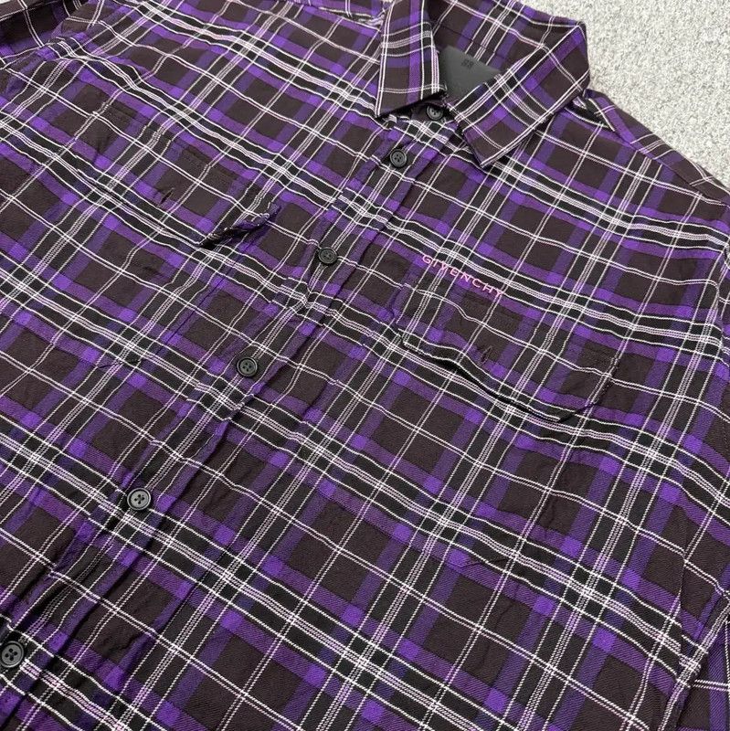 Givenchy Givenchy Color Blocked Cotton Men's Shirt 0089 Size US XL / EU 56 / 4 - 3 Thumbnail