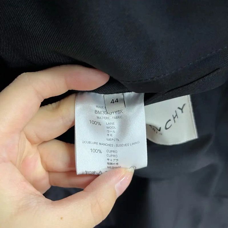 Givenchy Givenchy Black Cotton Men's Jacket L Size 0089 Size US L / EU 52-54 / 3 - 6 Thumbnail