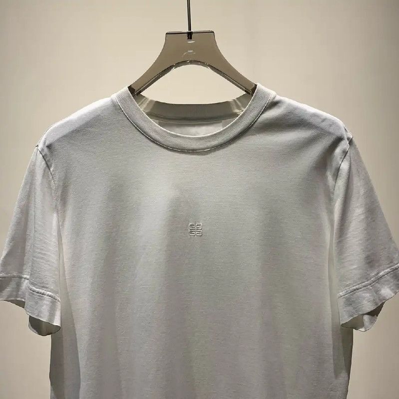 Givenchy Givenchy White Cotton Men's T-Shirt 0089 Size US M / EU 48-50 / 2 - 3 Thumbnail