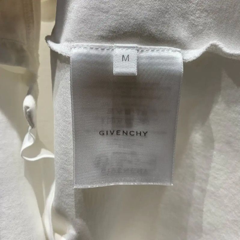 Givenchy Givenchy White Cotton Men's T-Shirt 0089 Size US M / EU 48-50 / 2 - 7 Thumbnail