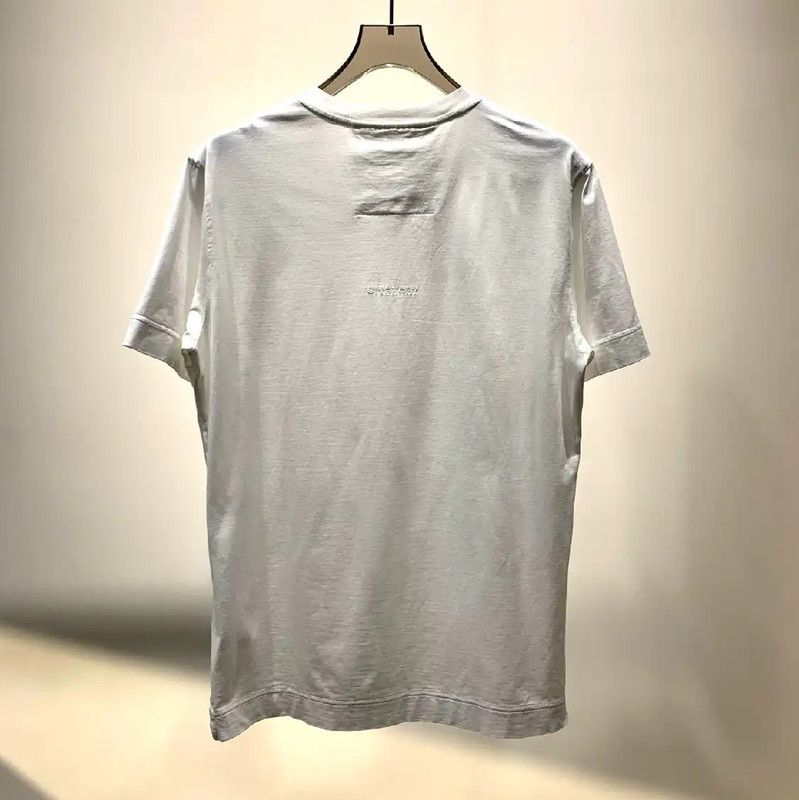 Givenchy Givenchy White Cotton Men's T-Shirt 0089 Size US M / EU 48-50 / 2 - 6 Thumbnail