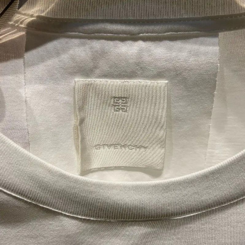 Givenchy Givenchy White Cotton Men's T-Shirt 0089 Size US M / EU 48-50 / 2 - 2 Thumbnail